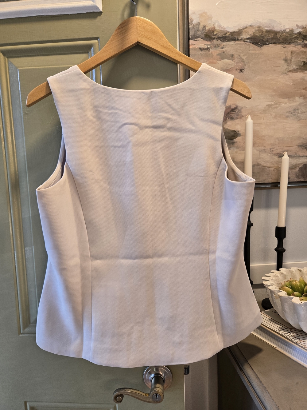 LOFT | Versa Crepe Drape Tank Pocket Vest LP - Picture 7 of 10